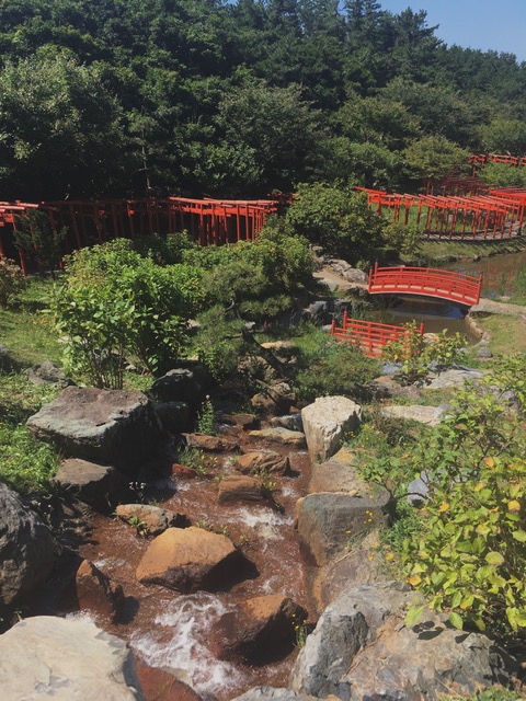 高山稲荷神社の景色